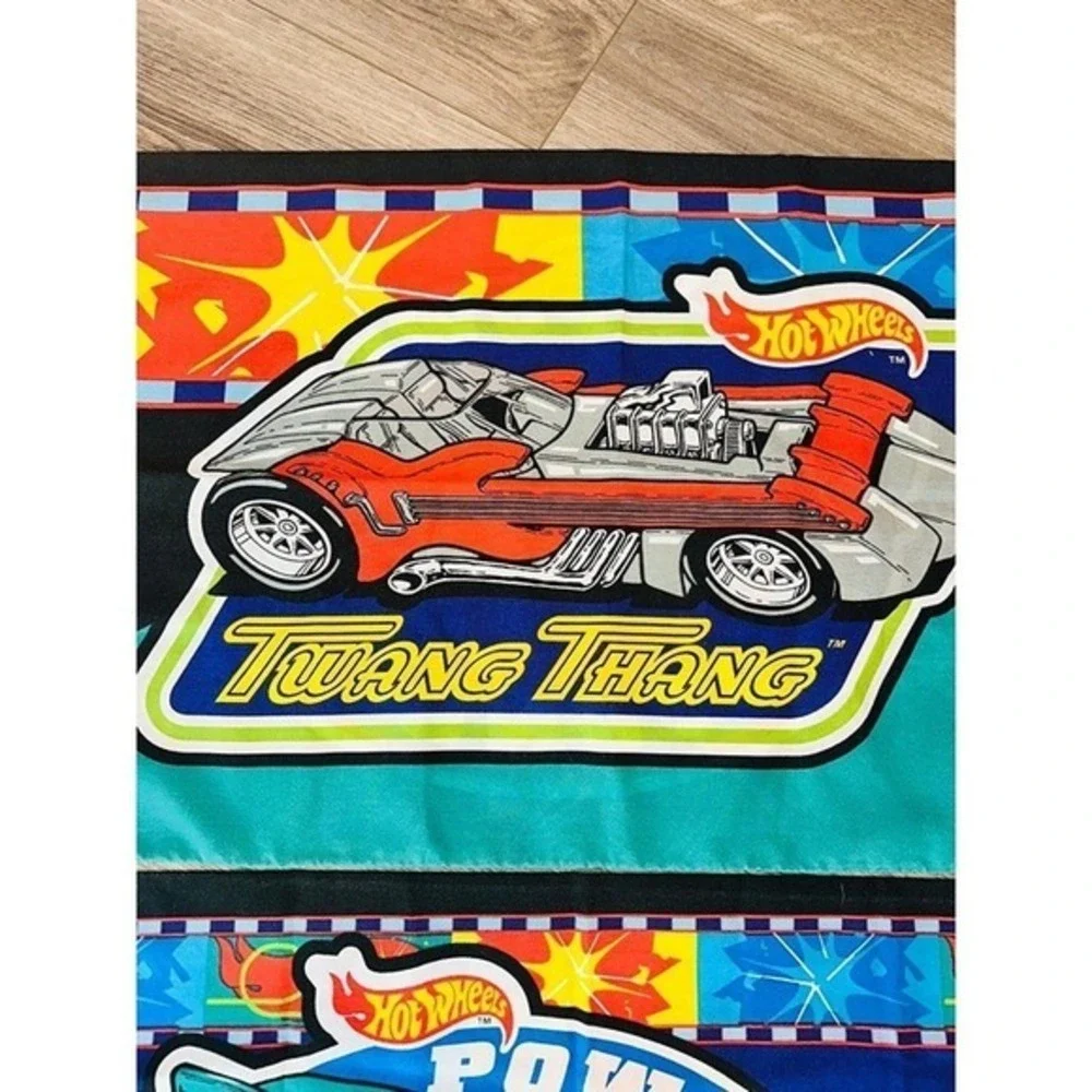 Vintage Hot Wheels Pillow Cases Twang Thang Power Pistons 1997 Mattel N3‎
